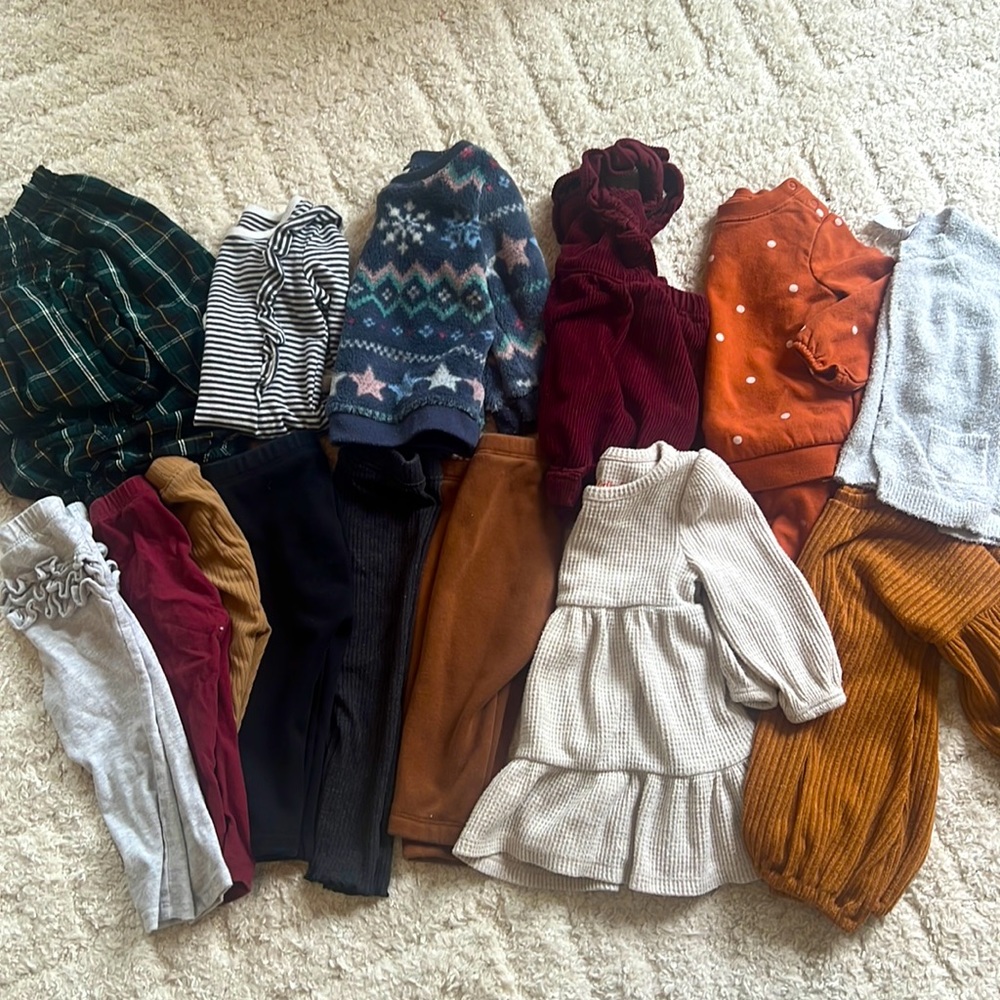 12-18month fall girl bundle